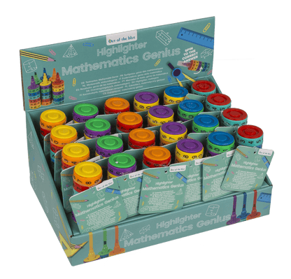Highlighter, Mathematics Genius, 10,5 x 3 cm,