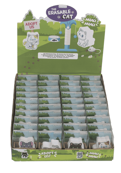 Eraser, Cat, approx. 4,2 x 2,3 cm,