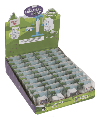 Eraser, Cat, approx. 4,2 x 2,3 cm,