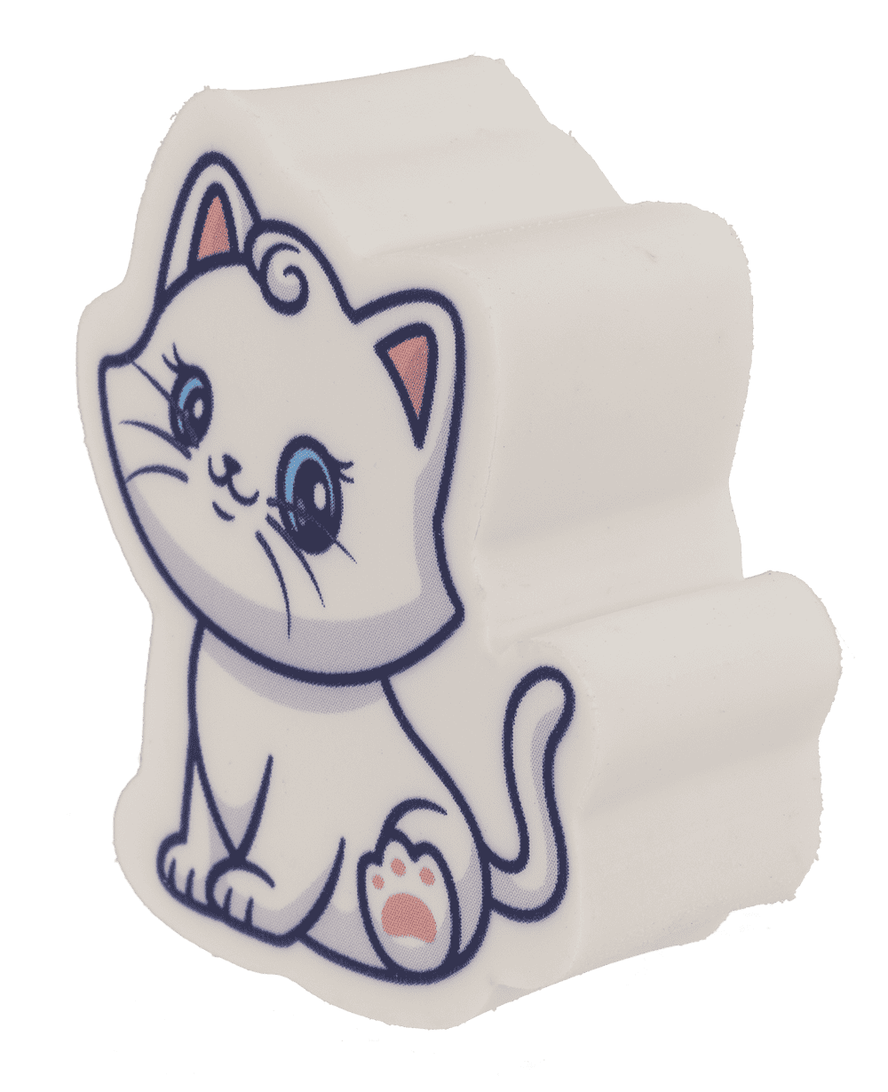 Eraser, Cat, approx. 4,2 x 2,3 cm,