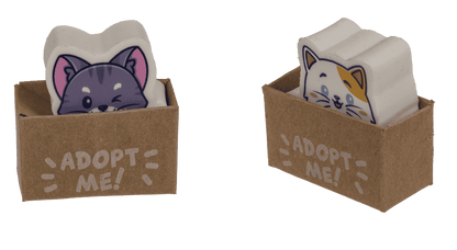 Eraser, Cat, approx. 4,2 x 2,3 cm,