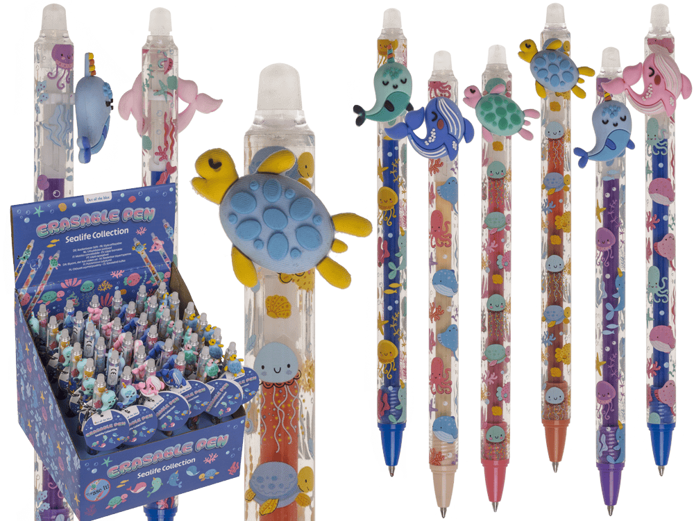 Erasable Pen, Sealife Collection,