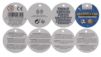 Erasable Pen, Football and Basketball Collection,