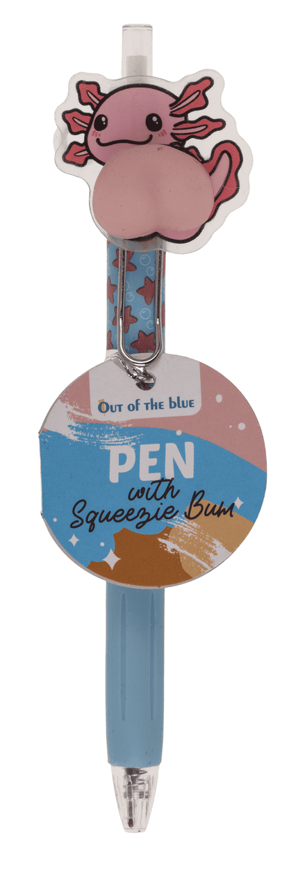 Pen with Bum, 14 cm,
