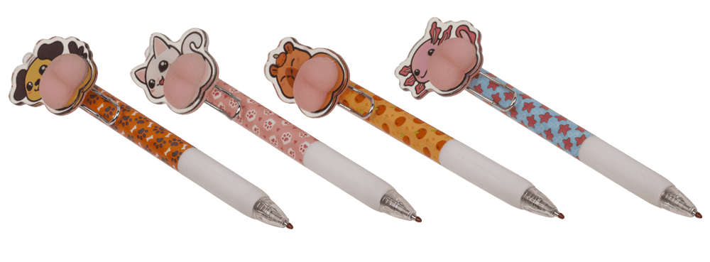 Pen with Bum, 14 cm,