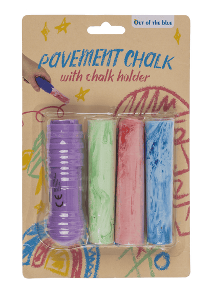 Pavement chalk, marble colours,