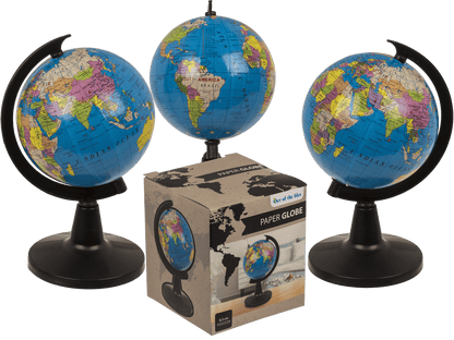 Globe, D: 8,5 cm, made of paper,