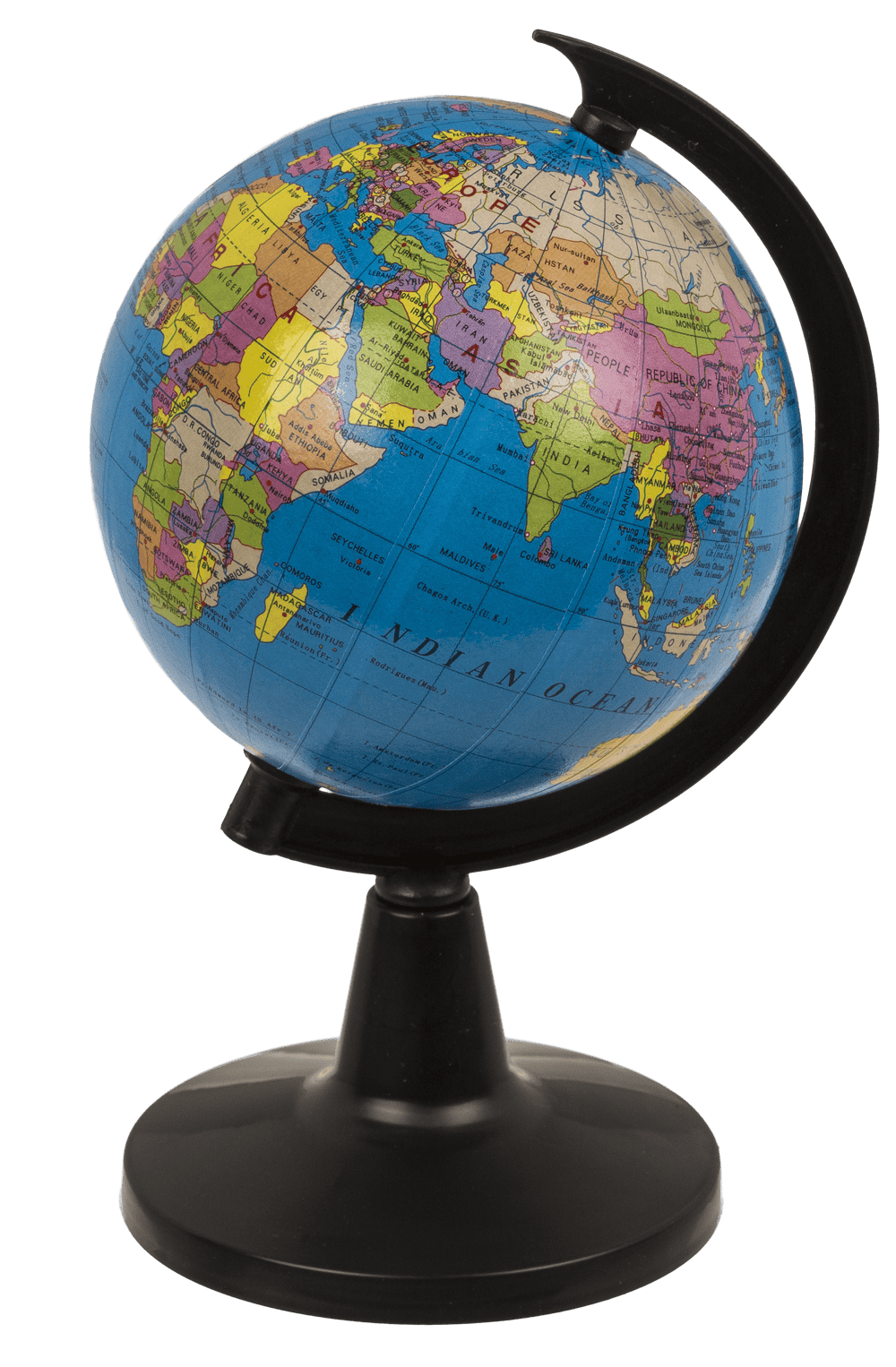 Globe, D: 8,5 cm, made of paper,