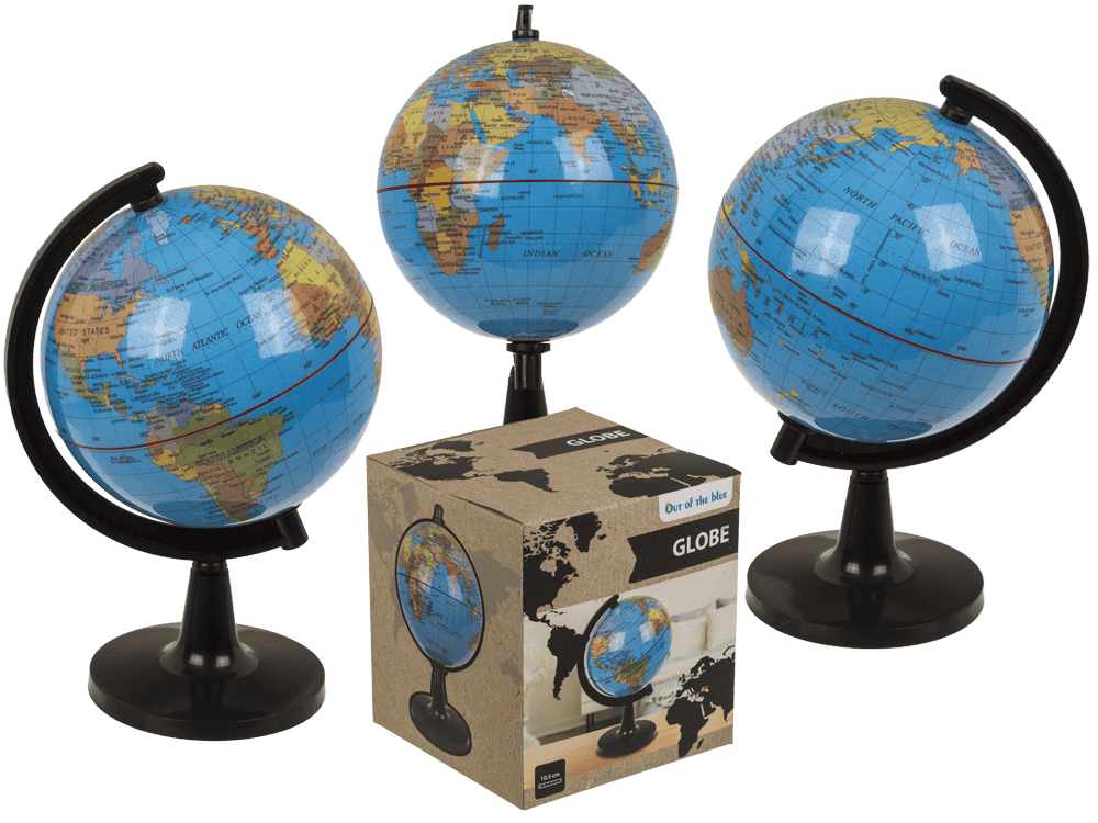 Globe, D: 10,5 cm, Plastic,