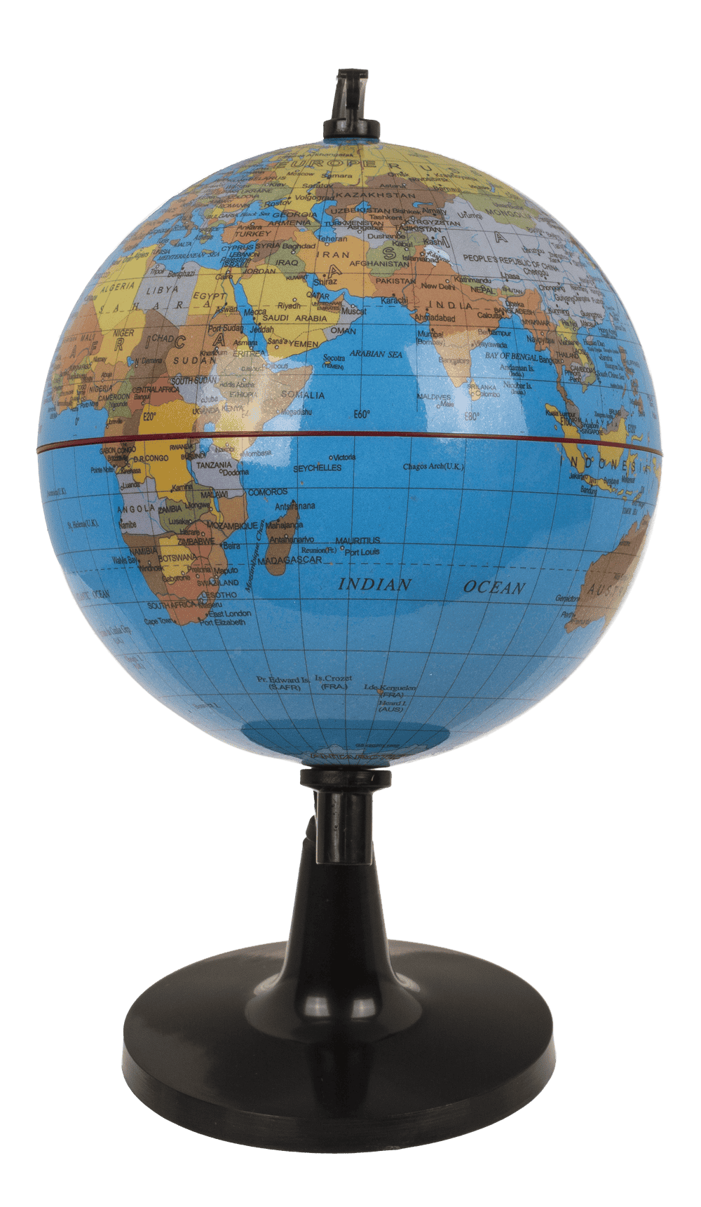 Globe, D: 10,5 cm, Plastic,
