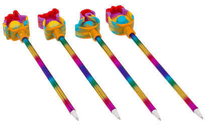 Pen, Rainbow Fidget Pop Toy,