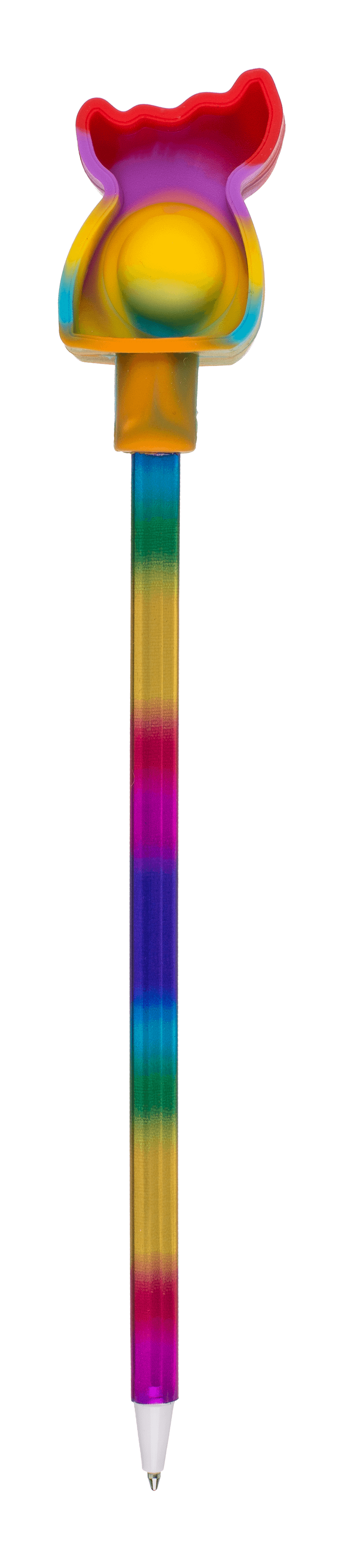 Pen, Rainbow Fidget Pop Toy,