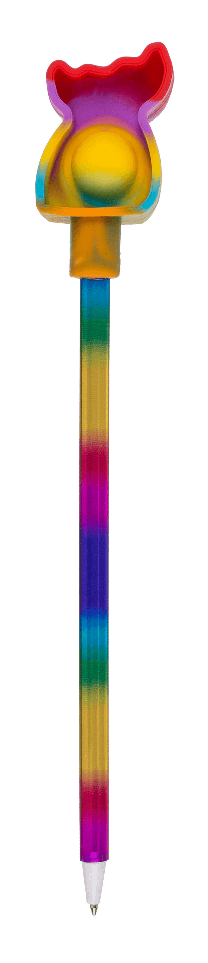 Pen, Rainbow Fidget Pop Toy,