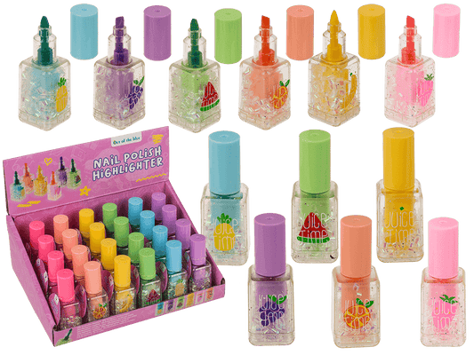 Highlighter, Glitter, ca. 2,3 x 7 cm,