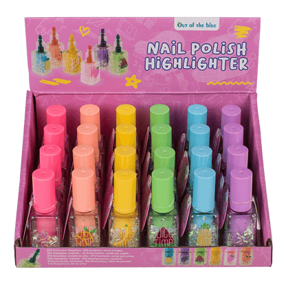 Highlighter, Glitter, ca. 2,3 x 7 cm,