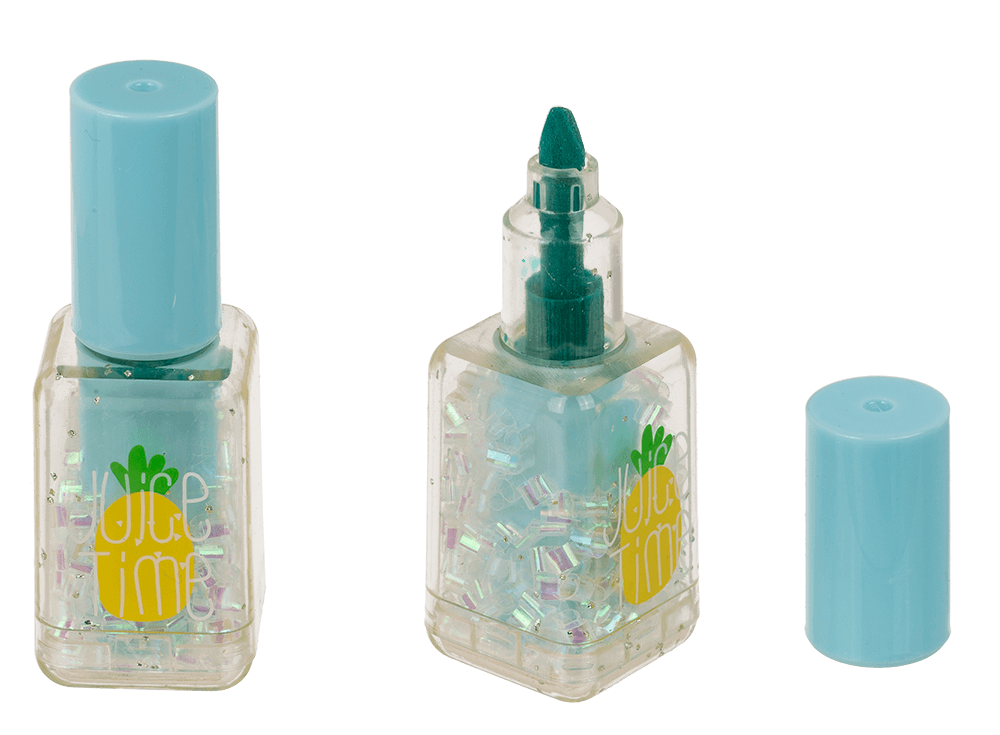 Highlighter, Glitter, ca. 2,3 x 7 cm,