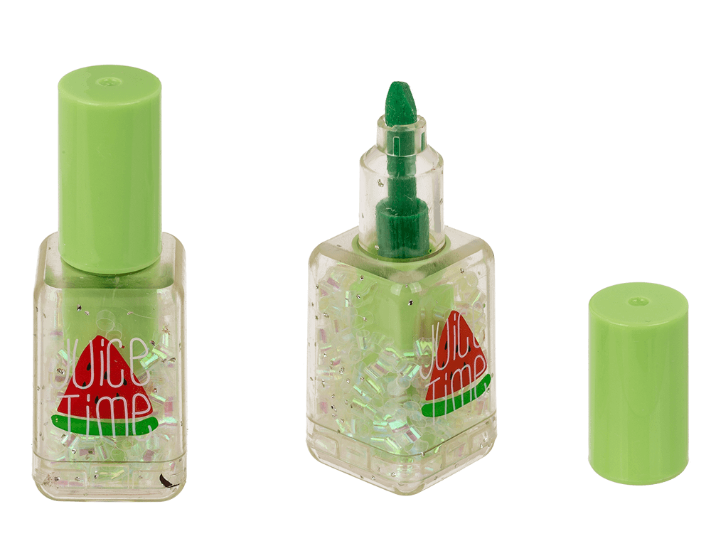 Highlighter, Glitter, ca. 2,3 x 7 cm,