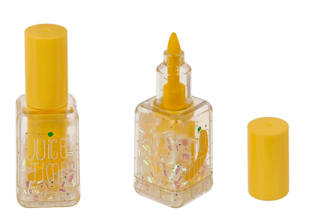 Highlighter, Glitter, ca. 2,3 x 7 cm,