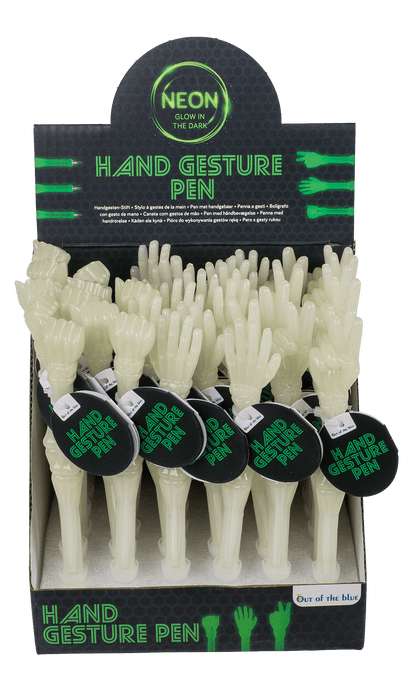 Pen, Hand Gestures, Glow in the dark,