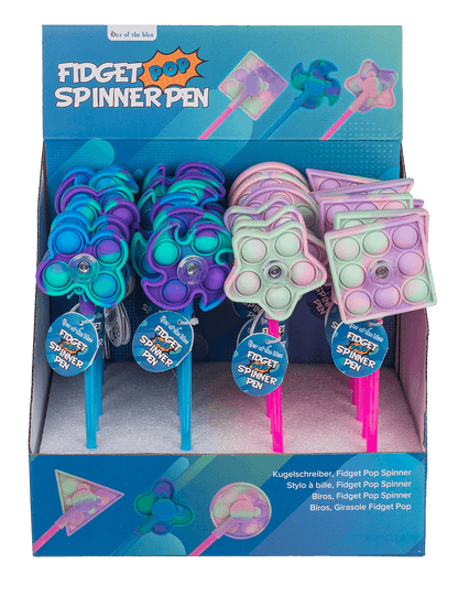 Pen, Fidget Pop Spinner, approx. 24 cm,