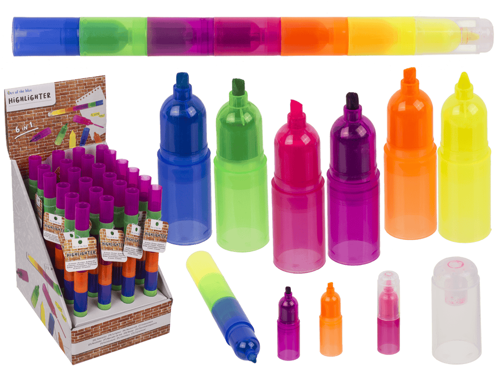 Highlighter, 6 in 1,