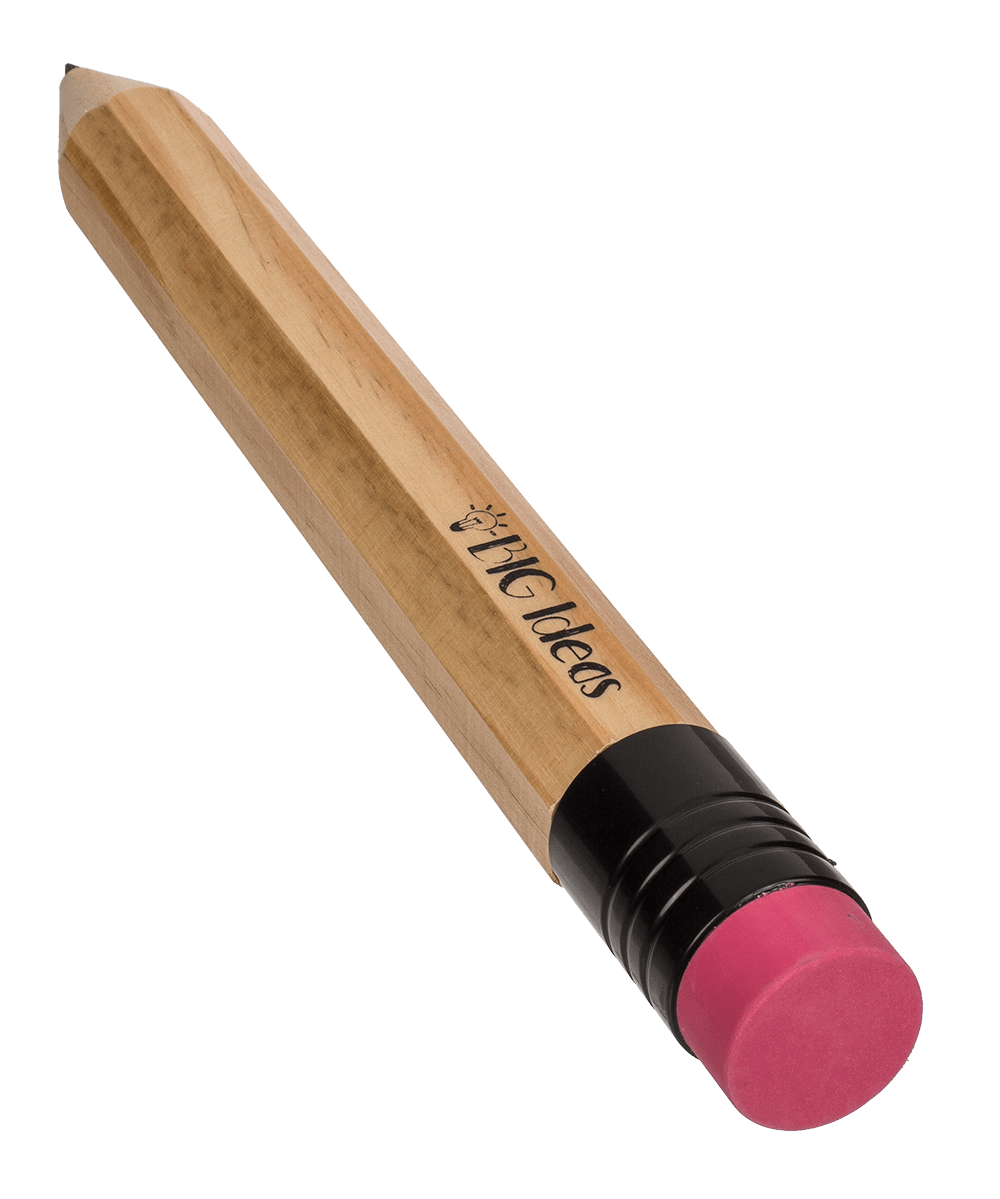 Giant pencil with eraser, Big Ideas,