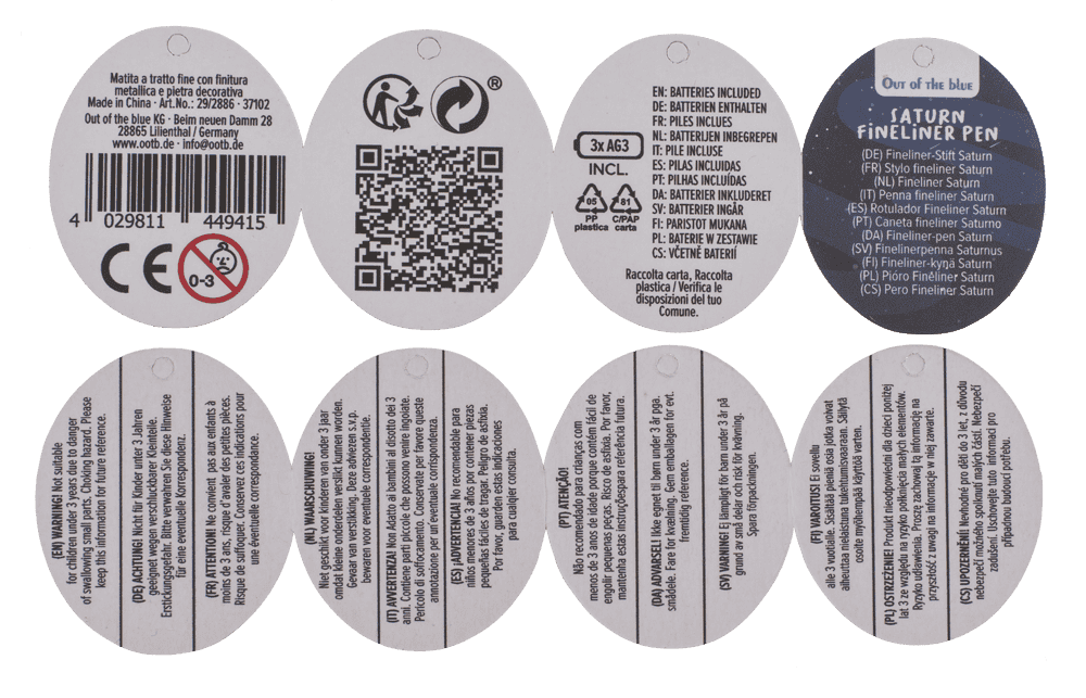 Fineliner Pen with LED