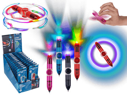 Pen, Gyro Spinner with LED,