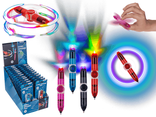 Pen, Gyro Spinner with LED,