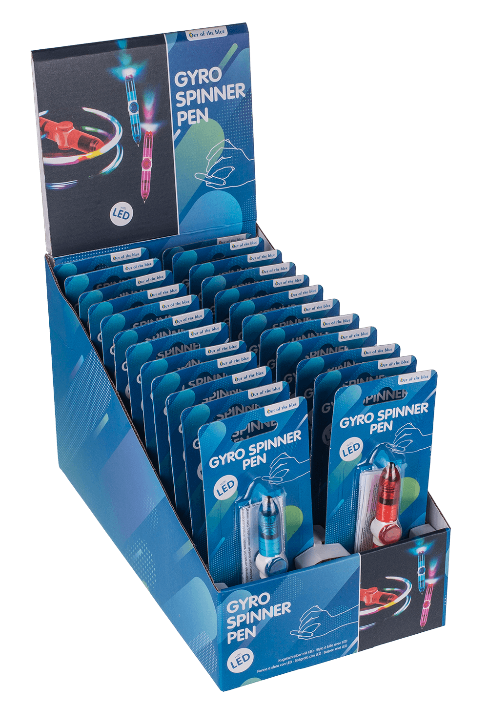 Pen, Gyro Spinner with LED,