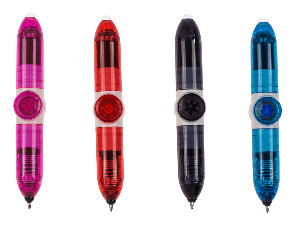 Pen, Gyro Spinner with LED,