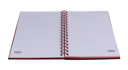 Spiral bound book, Stranger Things,