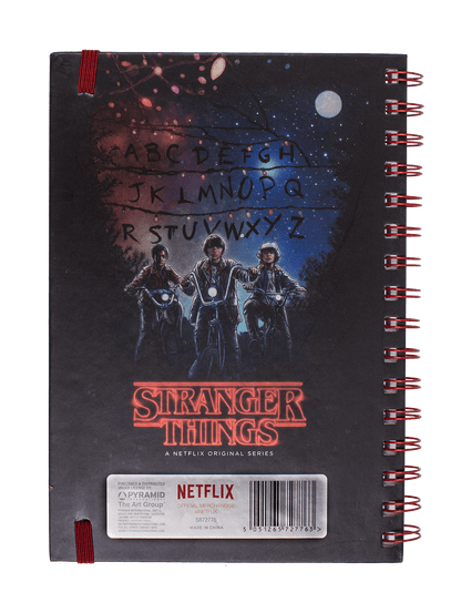 Spiral bound book, Stranger Things,