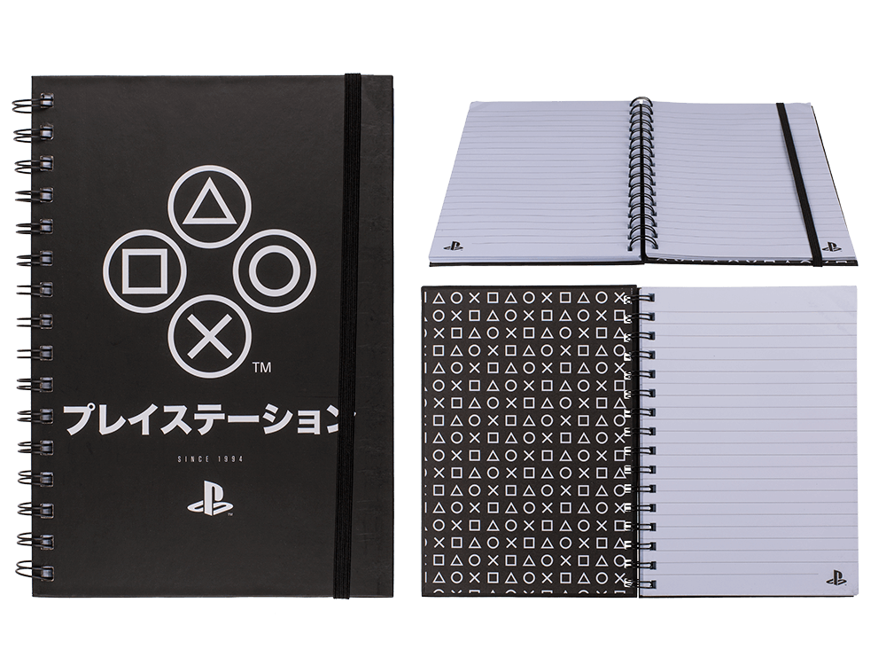 Notebook, Playstation (Onyx), A5,