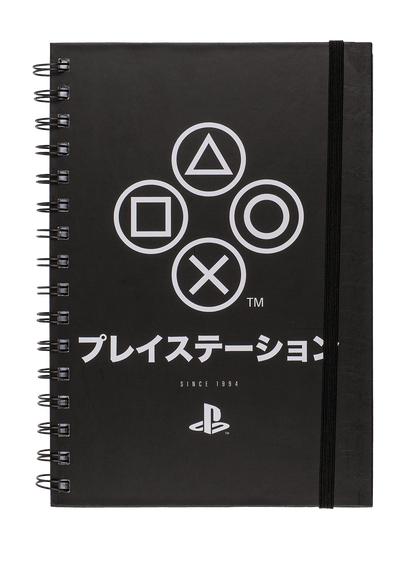 Notebook, Playstation (Onyx), A5,