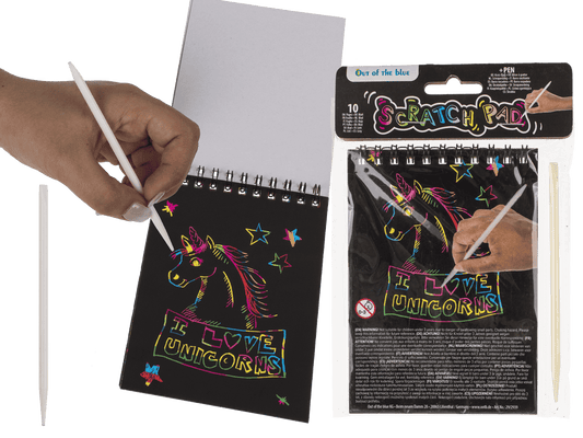 Spiral bound notepad, scratch paper, Colourful,