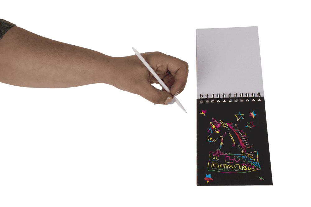 Spiral bound notepad, scratch paper, Colourful,