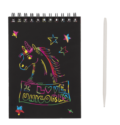 Spiral bound notepad, scratch paper, Colourful,