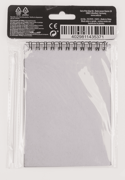 Spiral bound notepad, scratch paper, Colourful,