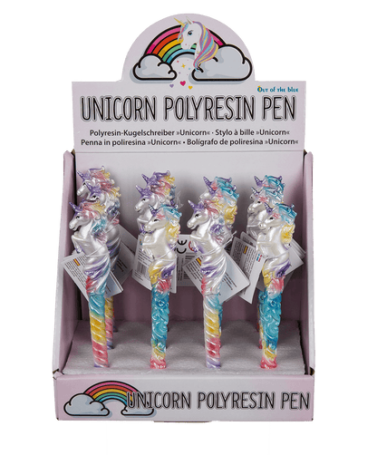 Polyresin pen, Unicorn,