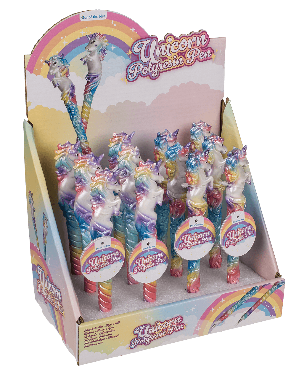 Polyresin pen, Unicorn,