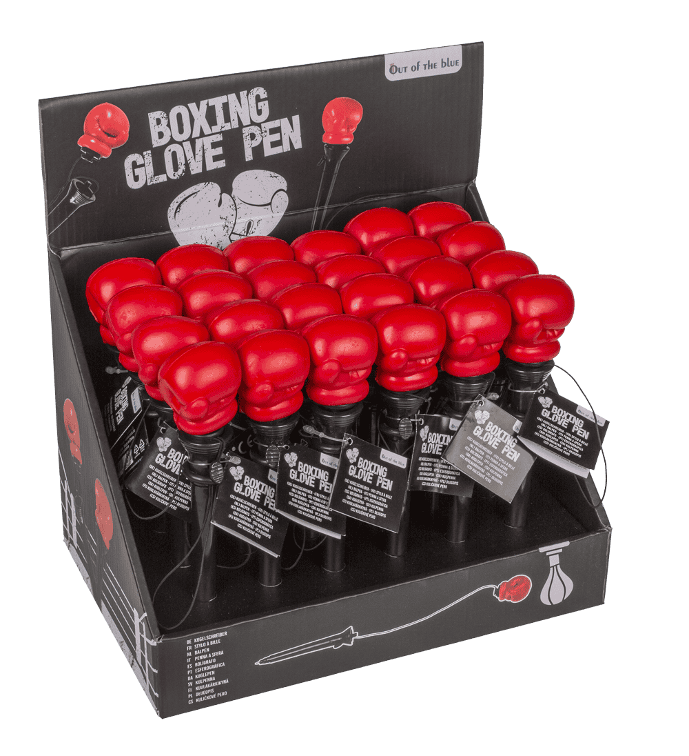 Ball Pen, Boxing Glove with activation mechanism,