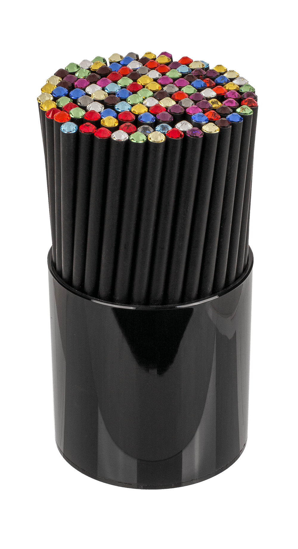 Black pencil with Swarovski stone,