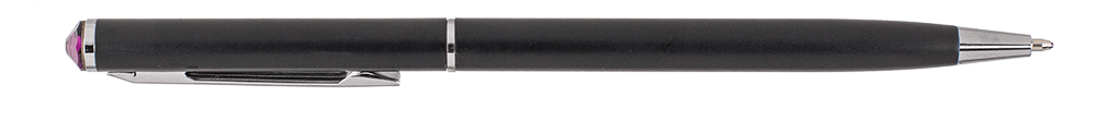 Black pen with Swarovski stone,