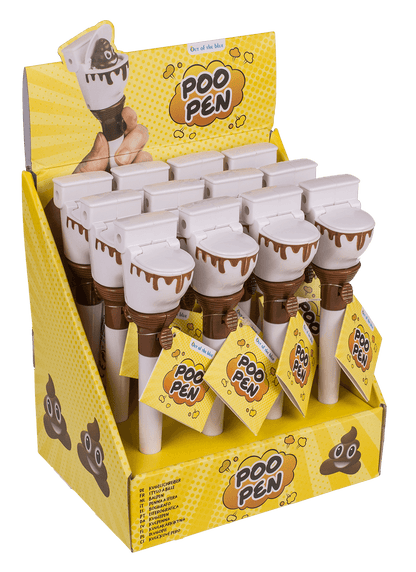 Pen, Poo in toilet,