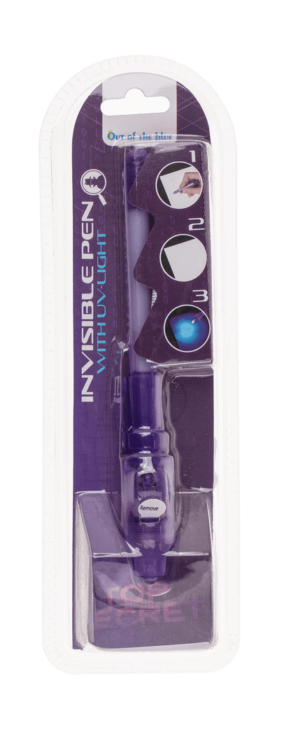 Secret Message Pen with invisible ink & UV-light,