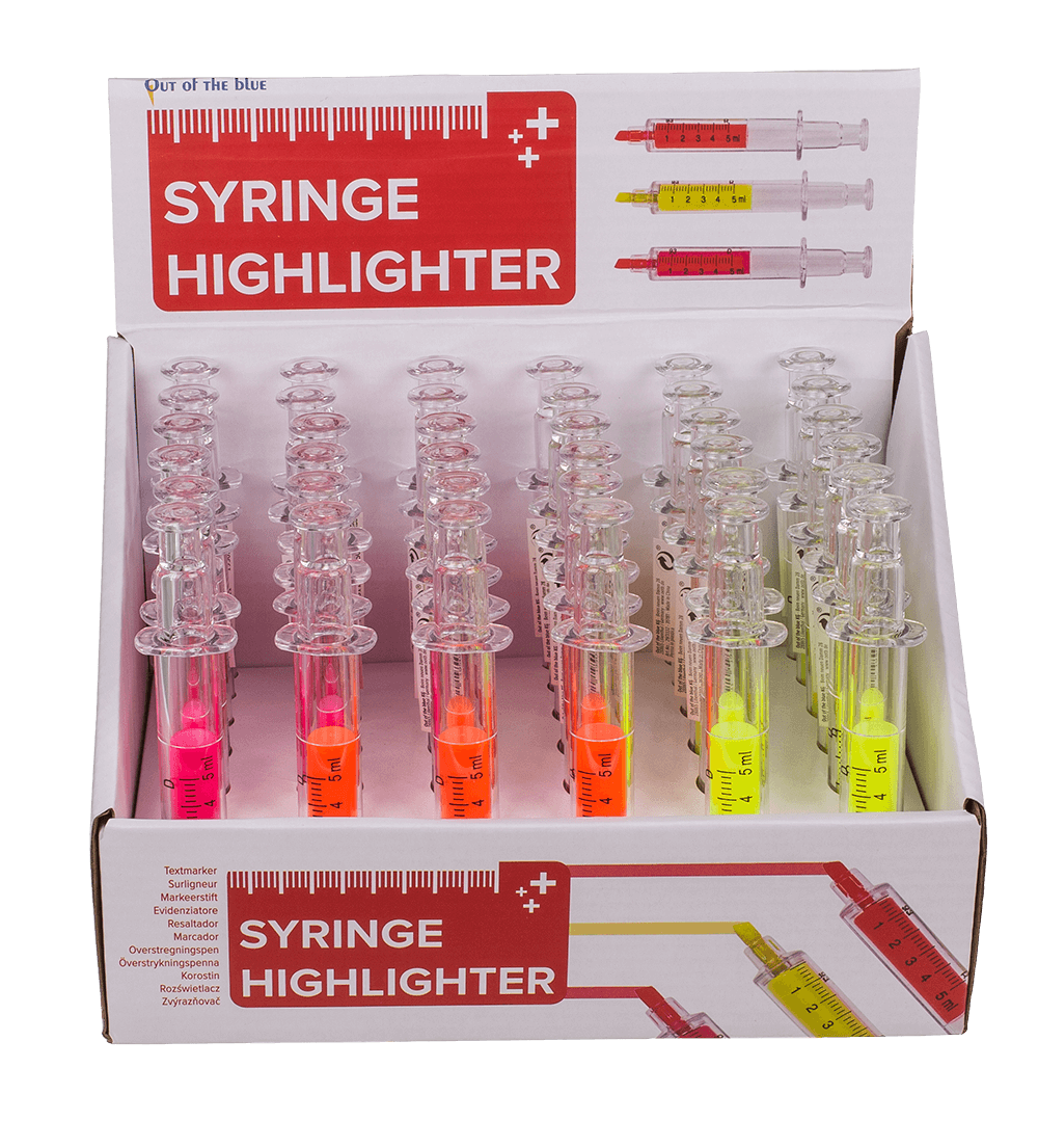 Highlighter, Syringe,