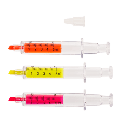 Highlighter, Syringe,
