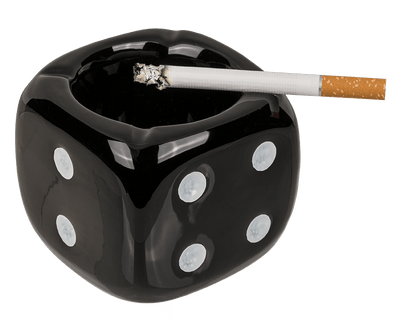 Ashtray, Dice,