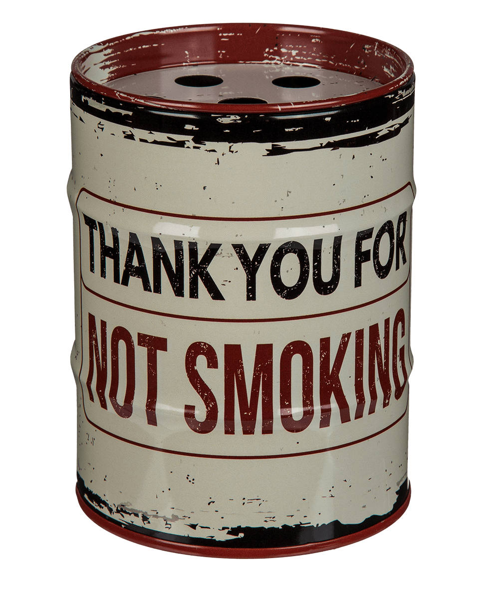 Metal ashtray, Oil Drum,